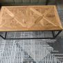Oak cabinet with oak coffee table Image 5