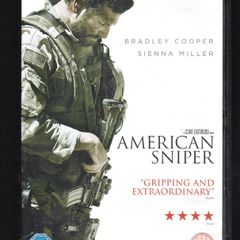 American Sniper DVD movie staring Bradley Cooper & Sienna Miller