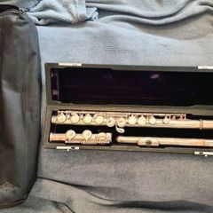 Trevor James Privilege Flute - Silver includes Case and bag