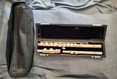 Trevor James Privilege Flute - Silver includes Case and bag