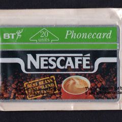 1991 Great Britain 20 unit British Telecom Nescafe Phonecard (Landis & Gyr) New and sealed