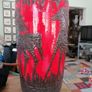 Vintage West German fat lava floor vase Image 3