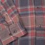 Paul Costelloe Brown Red Grey Plaid Check Long Sleeve Flannel Cotton Shirt Size L Image 2