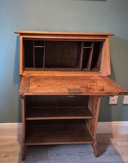 Edwardian Oak Bureau