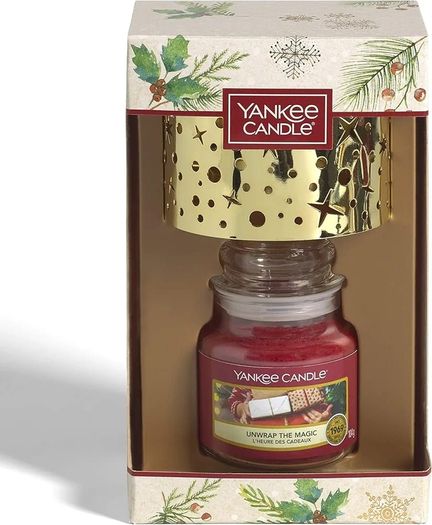 Yankle Candle Jar Candle & Shade Gift Set