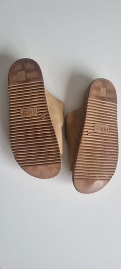 Guess Brown Leather Sandals