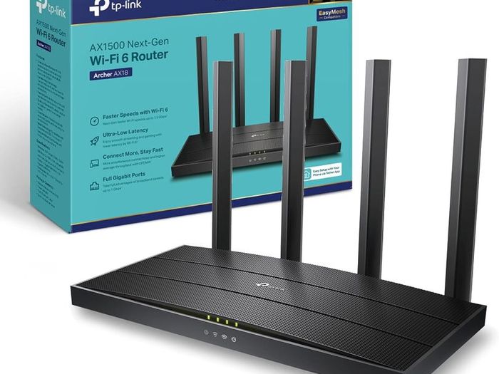 TP-Link Archer AX18 WiFi 6 Router (AX1500) - Dual-Band, Gigabit Ports, EasyMesh