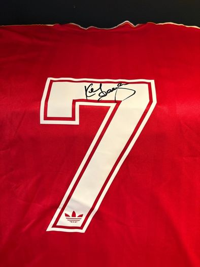 Kenny Dalglish signed Liverpool jersey
