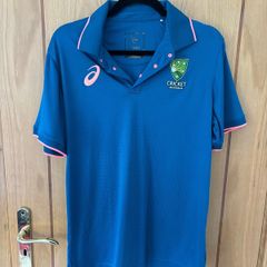 ASICS Cricket Australia 2023/24 Men's Polo Shirt L
