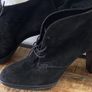 Tod's Black Suede Italian Leather Boots Image 9