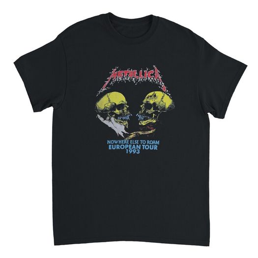 1993 Metallica Nowhere Else To Roam Tour shirt Heavyweight Unisex Crewneck T-shirt