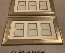 Picture frames x 2
