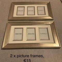 Picture frames x 2