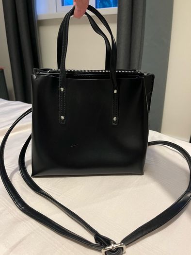 Mini bag with handle and strap