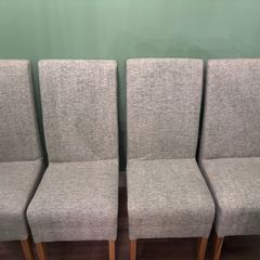 4 Dining Chairs. Newly recovered.