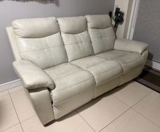 electric leather recliner