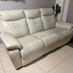 electric leather recliner