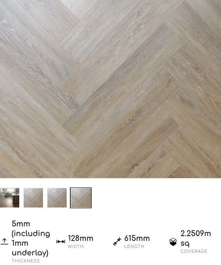 Premium SPC Herringbone Laminate Flooring, High-Quality Low Maintenance