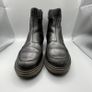 Clarks Girls PRAGUE TOP K Black Leather Ankle Boots - SZ 2 Image 3