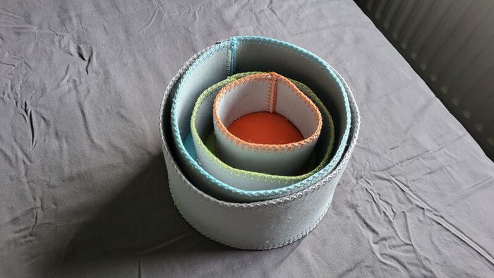 Set of Felt containers
