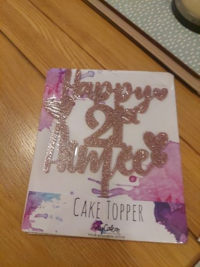 21st Birthday cake topper