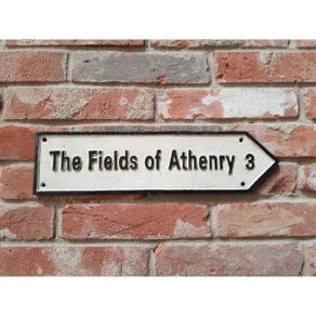 Road Sign Fields of Athenry