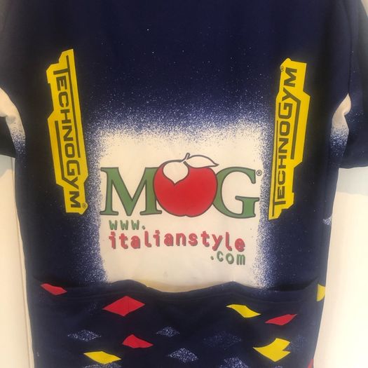 Vintage Nalini Cycling Jersey | MOG Technogym | Size XL | Retro Italian Design