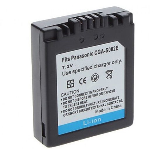 DMW-BM7 CGA-S002 CGA-S002E Battery for Panasonic