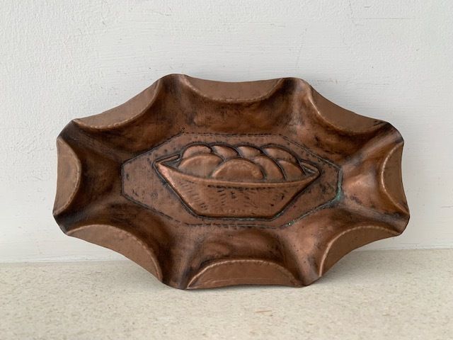 Vintage Irish Copper Crumb Tray