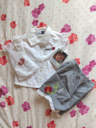 Designer 3 Piece Baby Outfit, NEW WITH TAGS