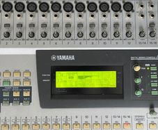 Yamaha 01v mixer with MY8 adat card