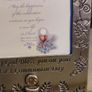 FIRST Communion Pewter Frame Image 3