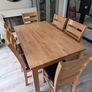 Kitchen dining table + 6 chairs Image 2