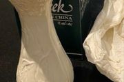 Belleek  10.25 inch tall  Daisy Vase  in original box