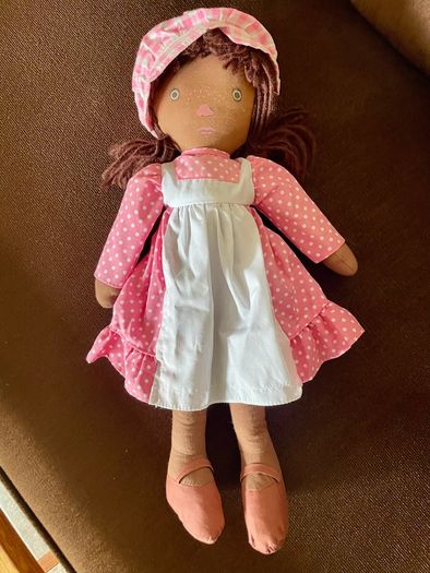 Vintage 1970s Pedigree Sarah Kay Black Rag Doll Ragdoll