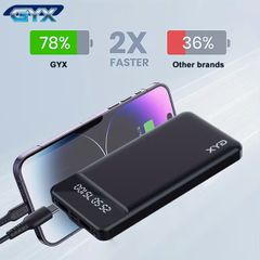10000Mah Power Bank, Fast Charging Outdoor Portable Charger 2 USB 3.0 Type C QC PD4 with LED Display