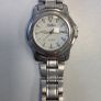 Silver-toned Reflex Quartz wristwatch with a white wave-patterned dial Image 3