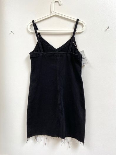Black denim dress