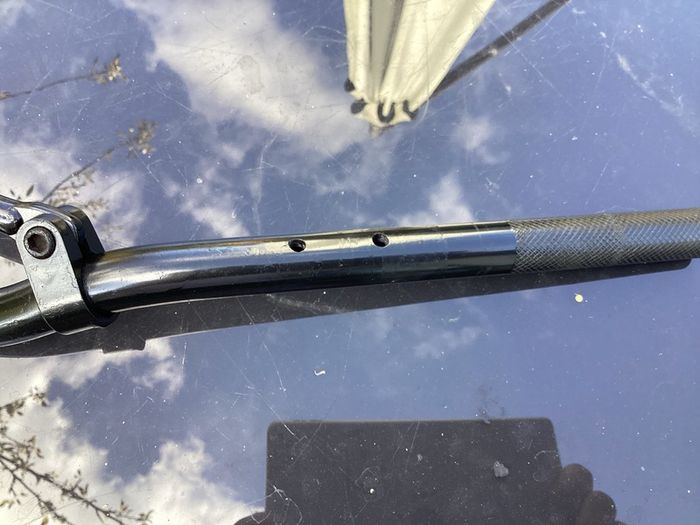 2 motorbike handlebars