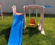 Scramble N Slide Play Center swing and slide