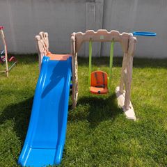 Scramble N Slide Play Center swing and slide