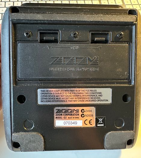 Zoom Guitar Effects Pedal G2
