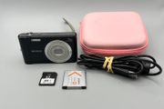 Sony DSC-W800 20.1MP Digital Camera Black - Full Kit
