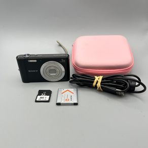 Sony DSC-W800 20.1MP Digital Camera Black - Full Kit