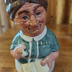 Royal Doulton Doultonville Toby Jug. Mrs Loan