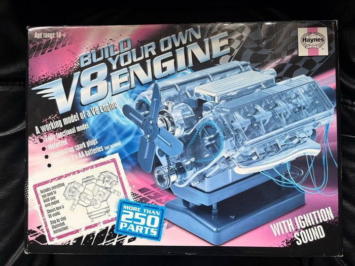 NEW SEALED - Haynes Build Your Own V8 Engine Kit - 250+ Parts