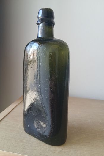 Vintage whiskey flask bottle