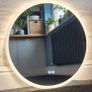LED Bathroom Mirror Round Makeup Ensuite Fog Free Demister Vanity Bright Light Dual LED Memory Function Touch Switch Image 3