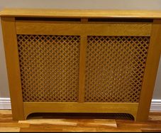 I Radiator covers 120x90x19 cm immaculate Condition sturdy,can be painted.
