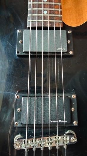 Modified 6 string Stagg L250 ( les paul junior Shape)